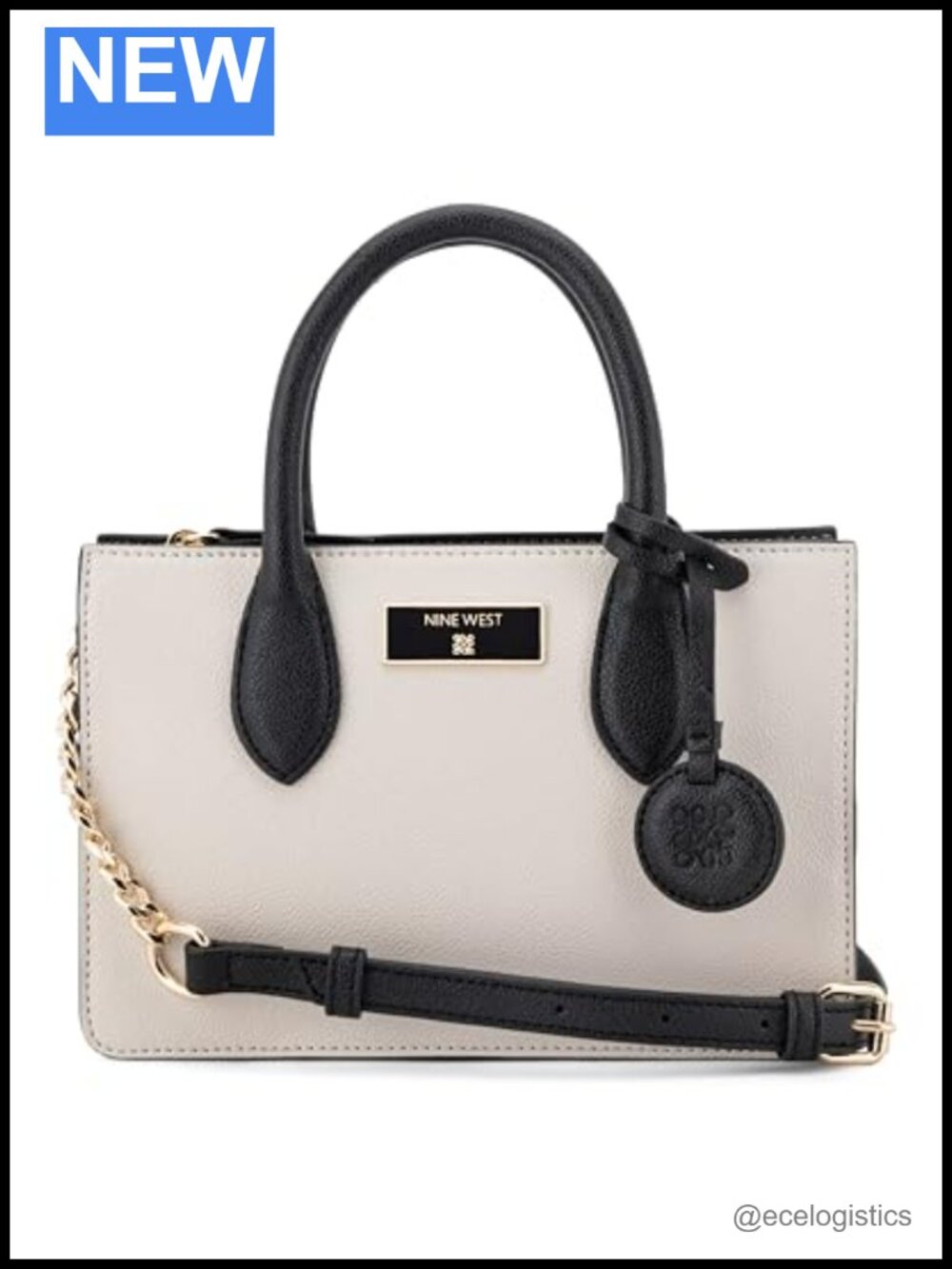 Faux Leather Mini Satchel Crossbody Magnetic Adjustable Strap